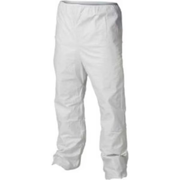 KeyGuard® Pants, Elastic Waist, Open Cuff, White, L, 50/Case, Keystone Safety, Mfr#: PANT-KG-LG